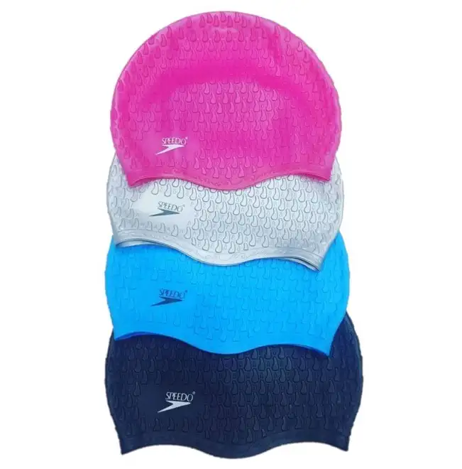 کلاه شنا حصیری(بارانی) ژله ای اسپیدو (speedo)