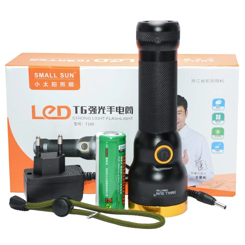مشخصات چراغ قوه شارژی اسمال سان T180