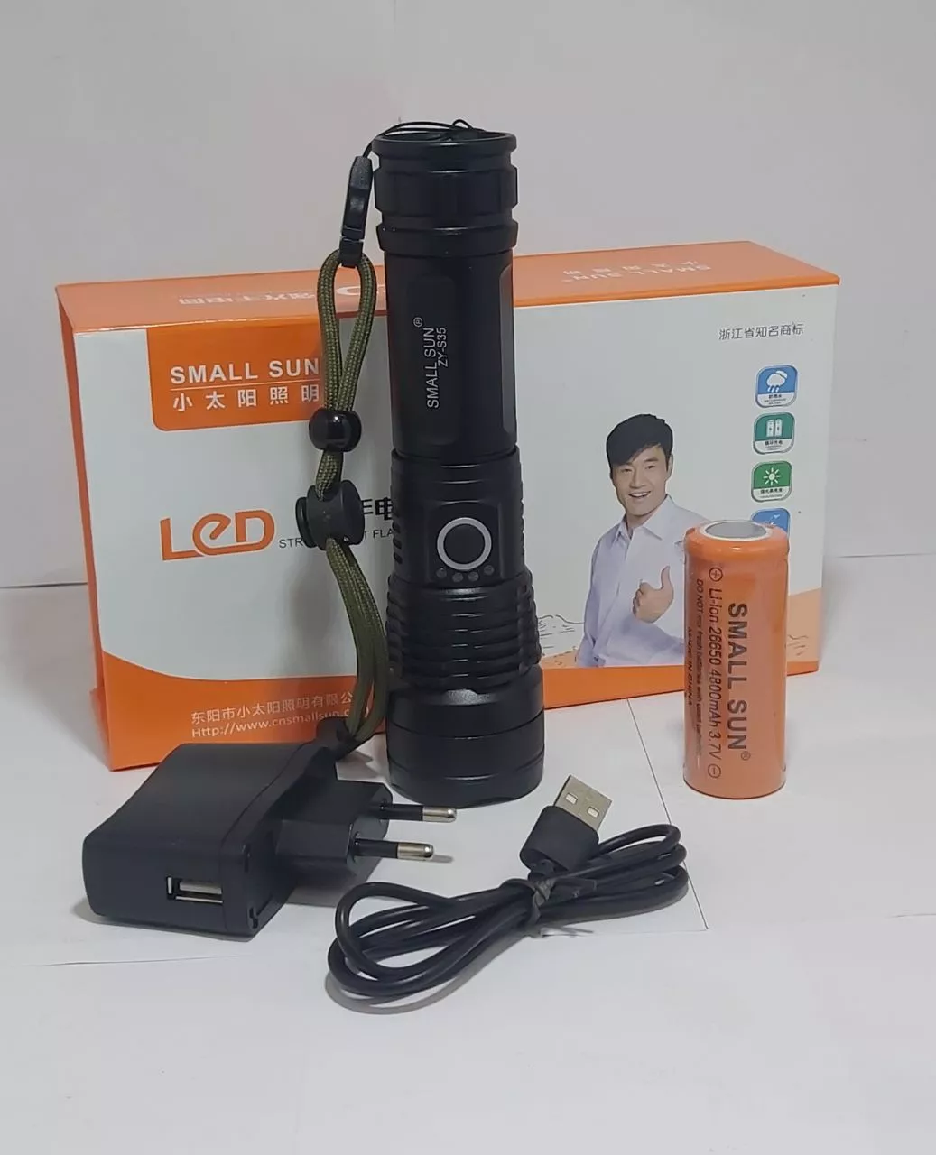 قیمت چراغ قوه پلیسی اسمال سان مدل ZY-S35