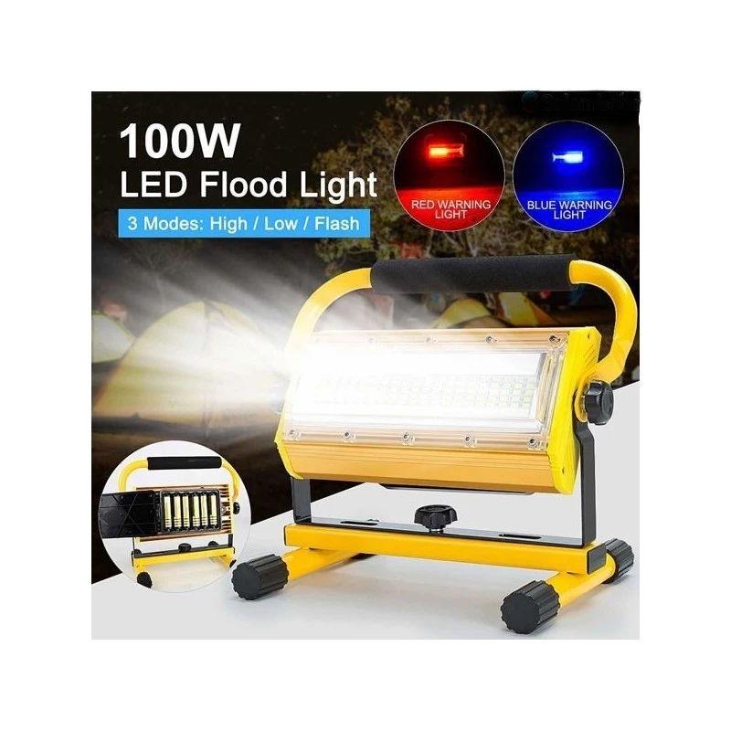 قیمت پروژکتور شارژی 100 وات مدل W811