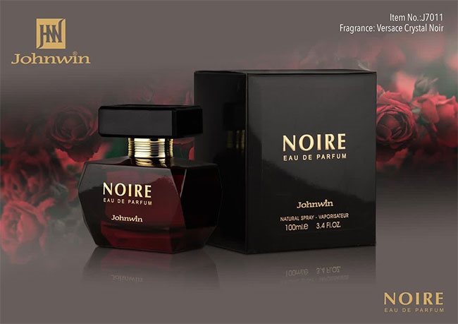 رایحه ورساچه کریستال نویر مشکی زنانه 100 میل NOIRE JOHNWIN ) CRYSTAL NOIRE VERSACE ) CRYSTAL NOIRE VERSACE رایحه ورساچه کریستال نویر مشکی زنانه 100 میل NOIRE JOHNWIN