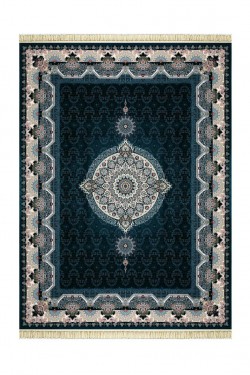 فرش نقشه کادو رنگ کاربنی