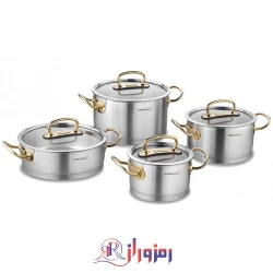 سرویس قابلمه 8 پارچه طلایی کرکماز  مدل A1148  (اصلی)