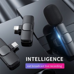 میکروفون یقه ای K9 دو میکروفون