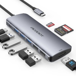 هاب 9 پورت USB-C آکادات مدل 4K