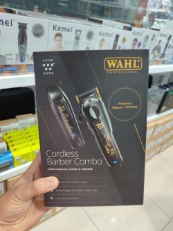 ست ماشین اصلاح وال کردلس باربر کمبو WAHL BARBER COMBO CORDLESS اورجینال